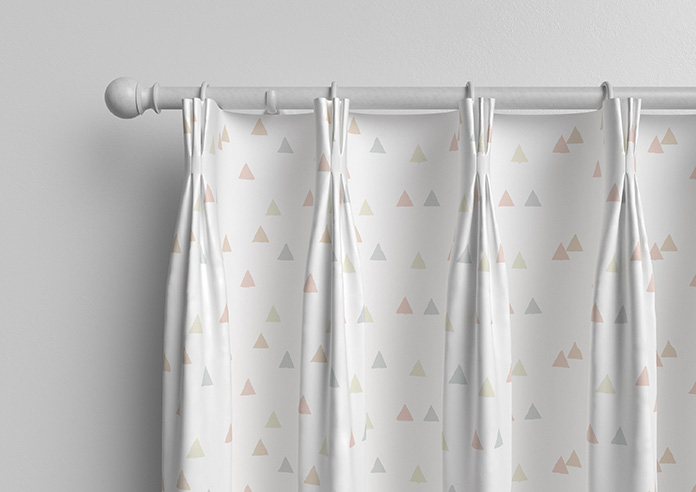Faceted, Peachy - Made to Measure Curtains - Image 11